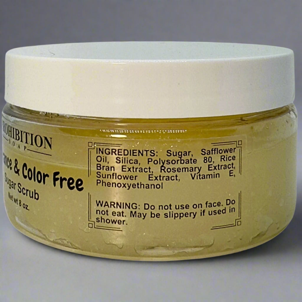 Fragrance & Color Free Sugar Scrub
