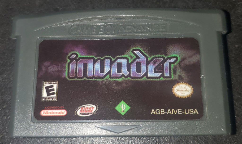 Invader GBA Video Game Boy Advance Nintendo
