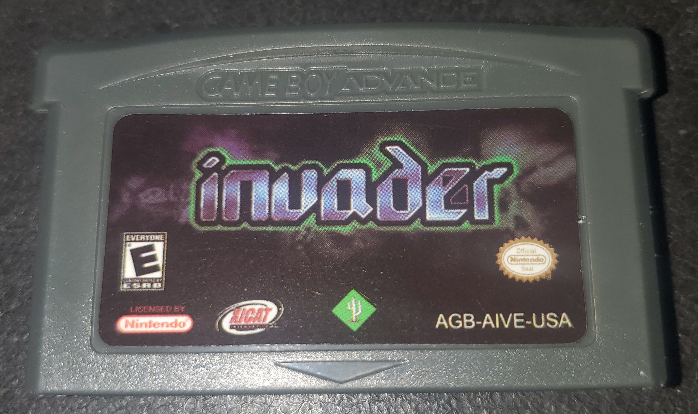 Invader GBA Video Game Boy Advance Nintendo