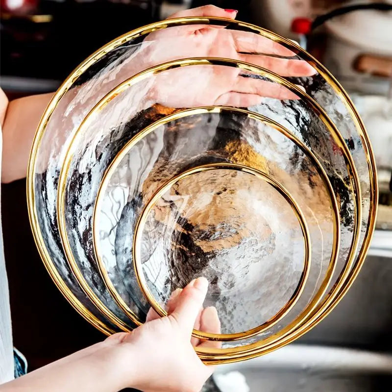 Japanese Gold Edge Ice Plate Collection | 3CARATS