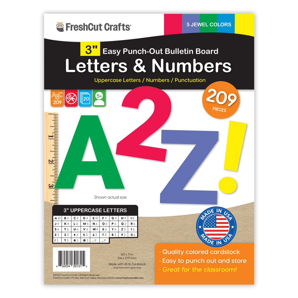 Bulletin Board Letters – 3 inch