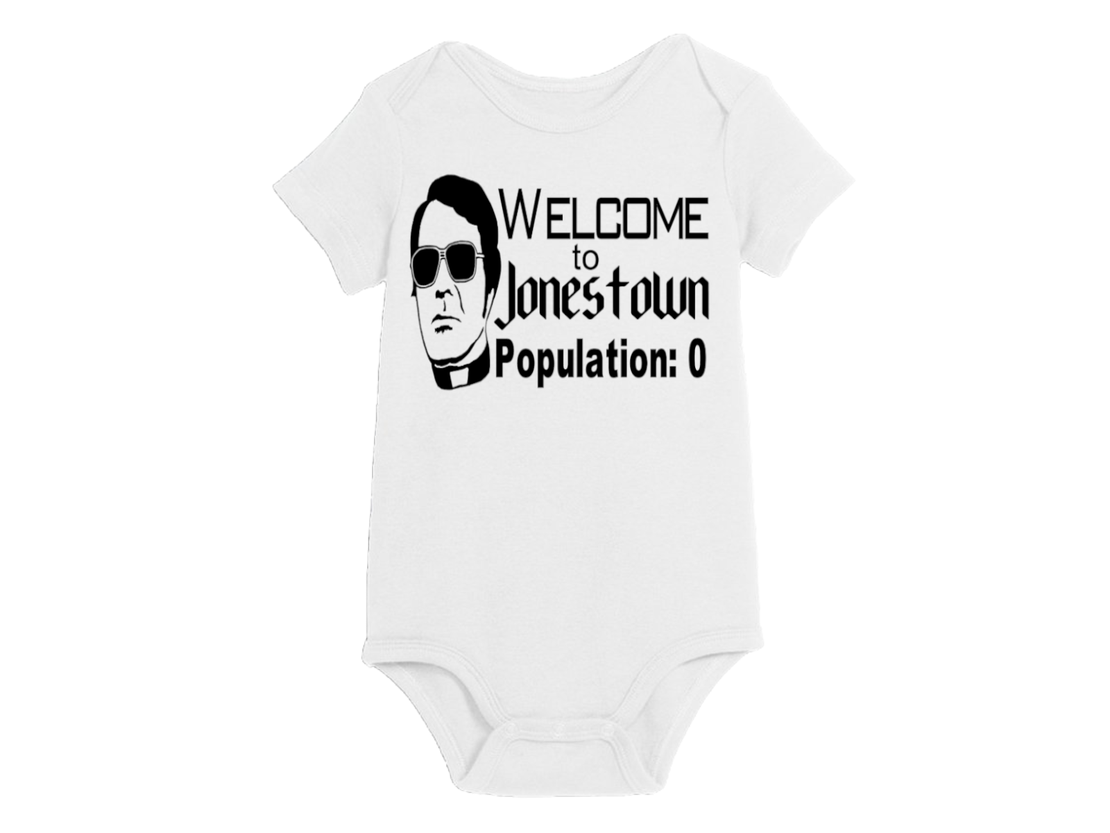 Jonestown Jim Jones True Crime Childrens Bodysuit Newborn 24 Months Horror Halloween