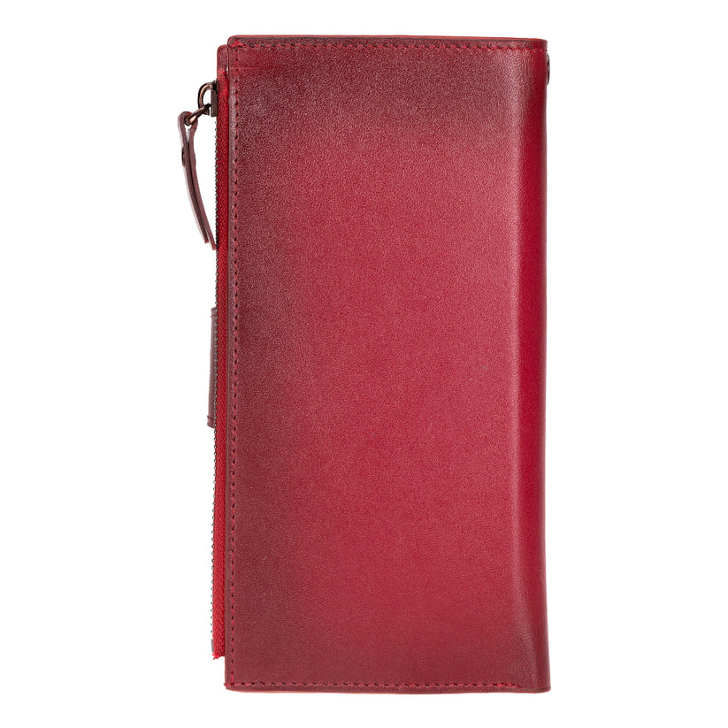 Kaycee Leather Women's Cell Phone Wallet with Strap