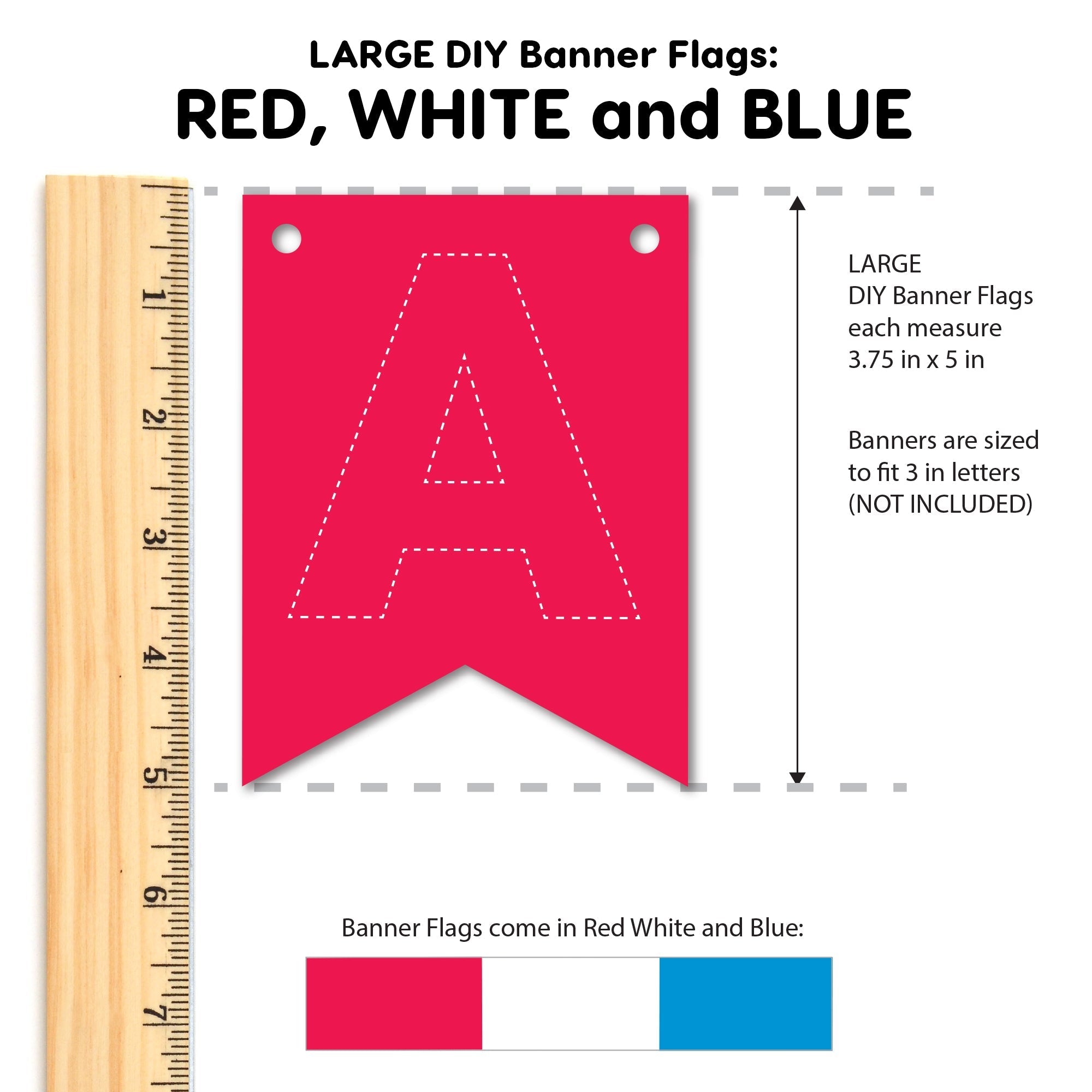Large DIY Banner Flags