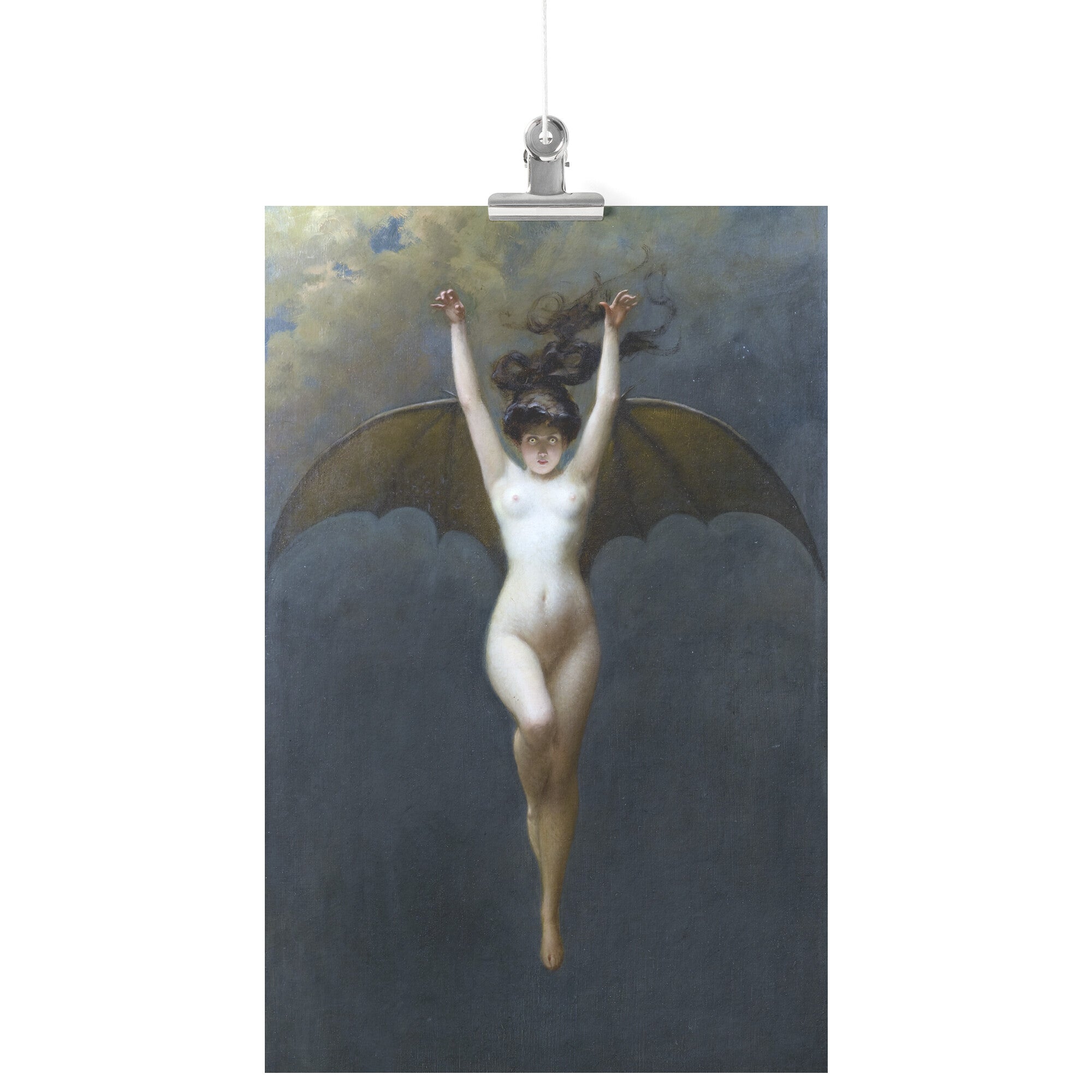 "The Bat Woman" by Albert Joseph Pénot Matte Poster