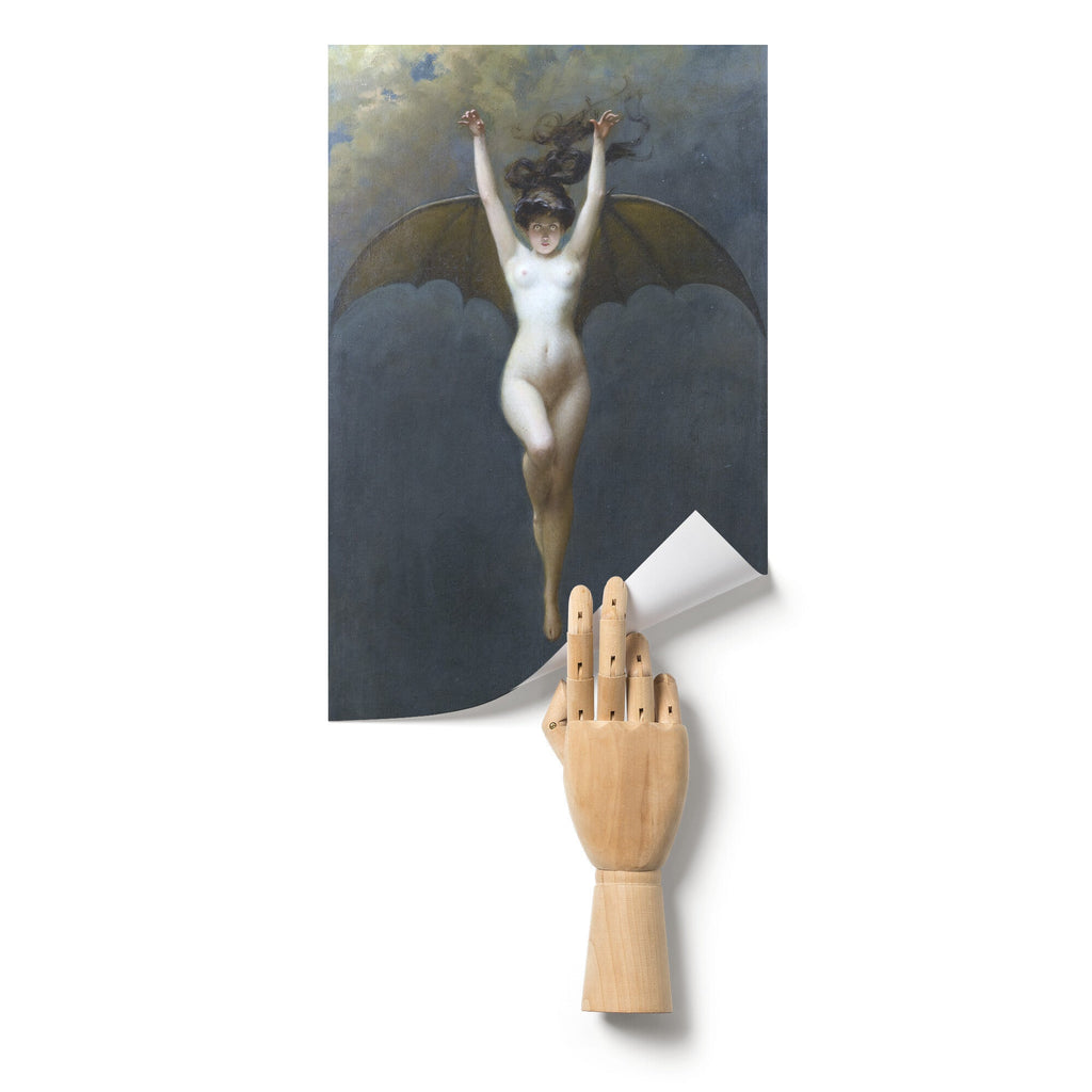 "The Bat Woman" by Albert Joseph Pénot Matte Poster
