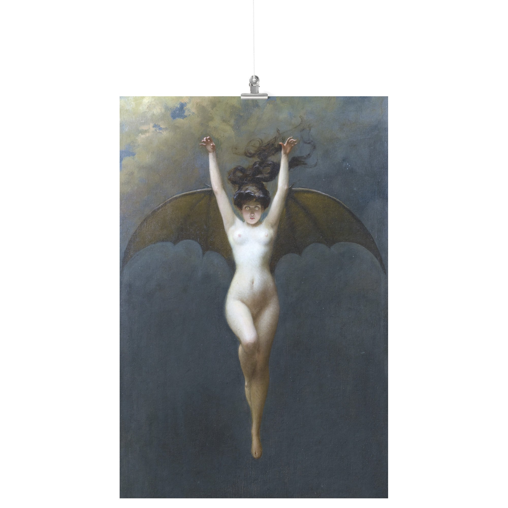 "The Bat Woman" by Albert Joseph Pénot Matte Poster