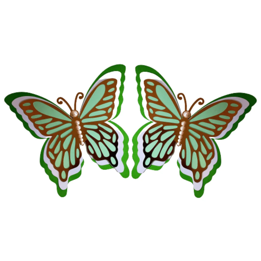 Large 3D Colorful Butterfly Wall Decor 5-Piece