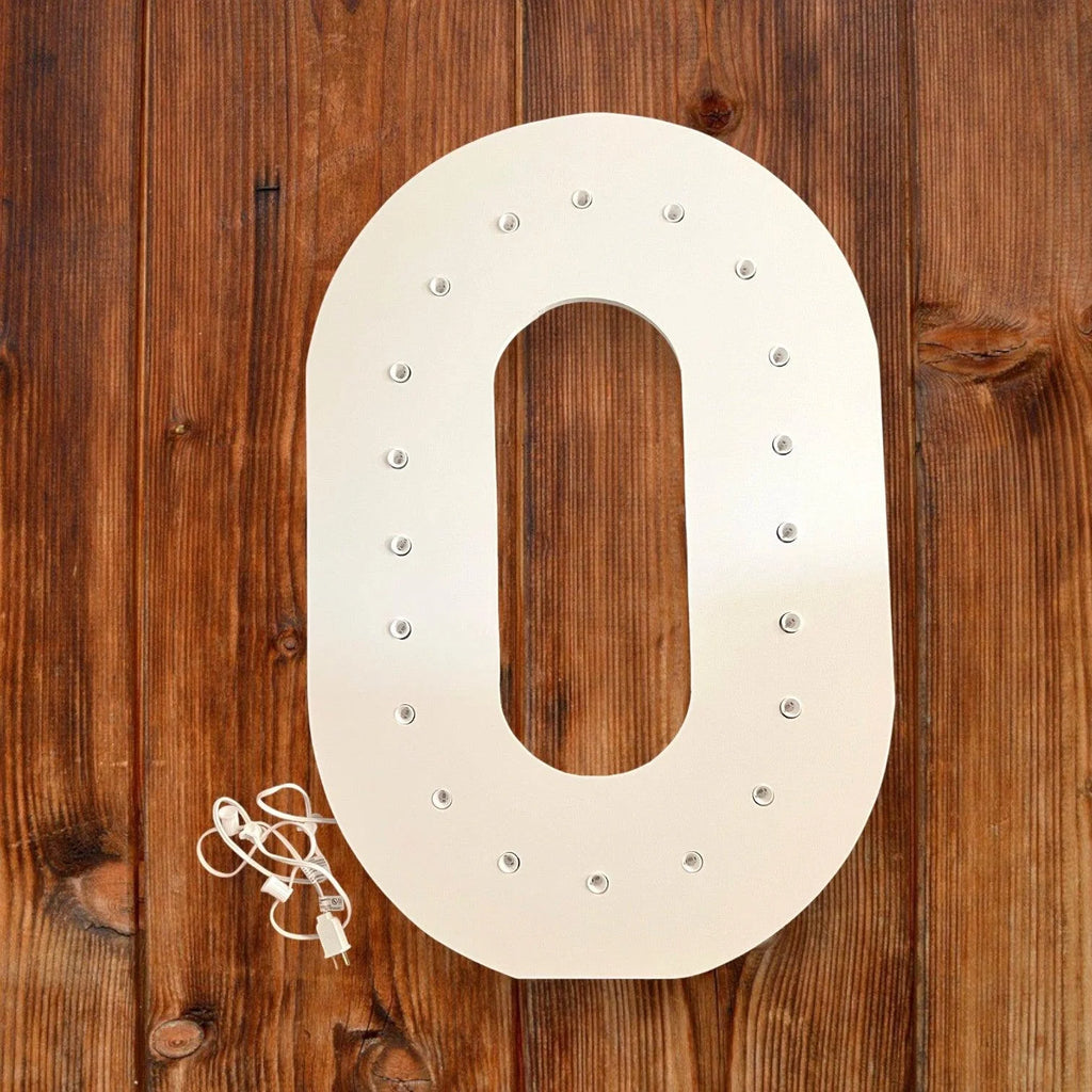 Large Flat Marquee Lighted Numbers & Letters