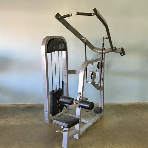 Classic Lat Pulldown - Muscle D Fitness -  Adjustable Seated - Pin Selectorized