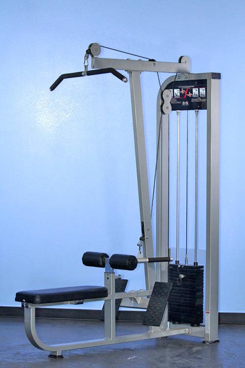 Dual Function Lat-Low Row Combo - Muscle D Fitness -  Seated - Pin Selectorized - Commercial Grade