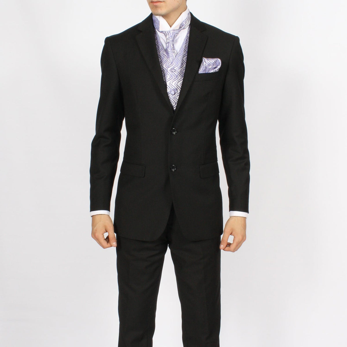 Ferrecci Mens PV150 - Purple with White Back Adjustable Vest Set