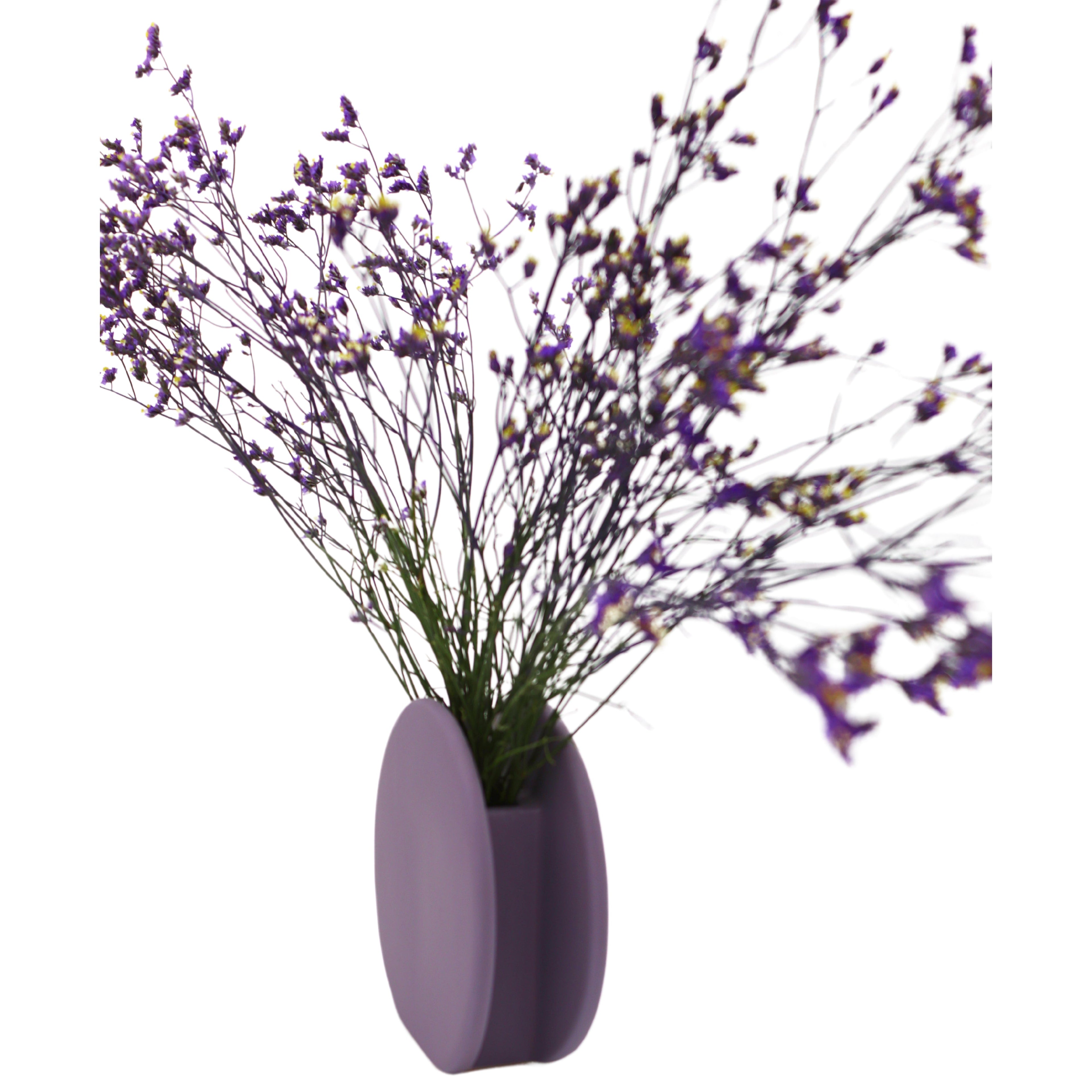 Lavender Macaroon Ceramic Vase - Pair