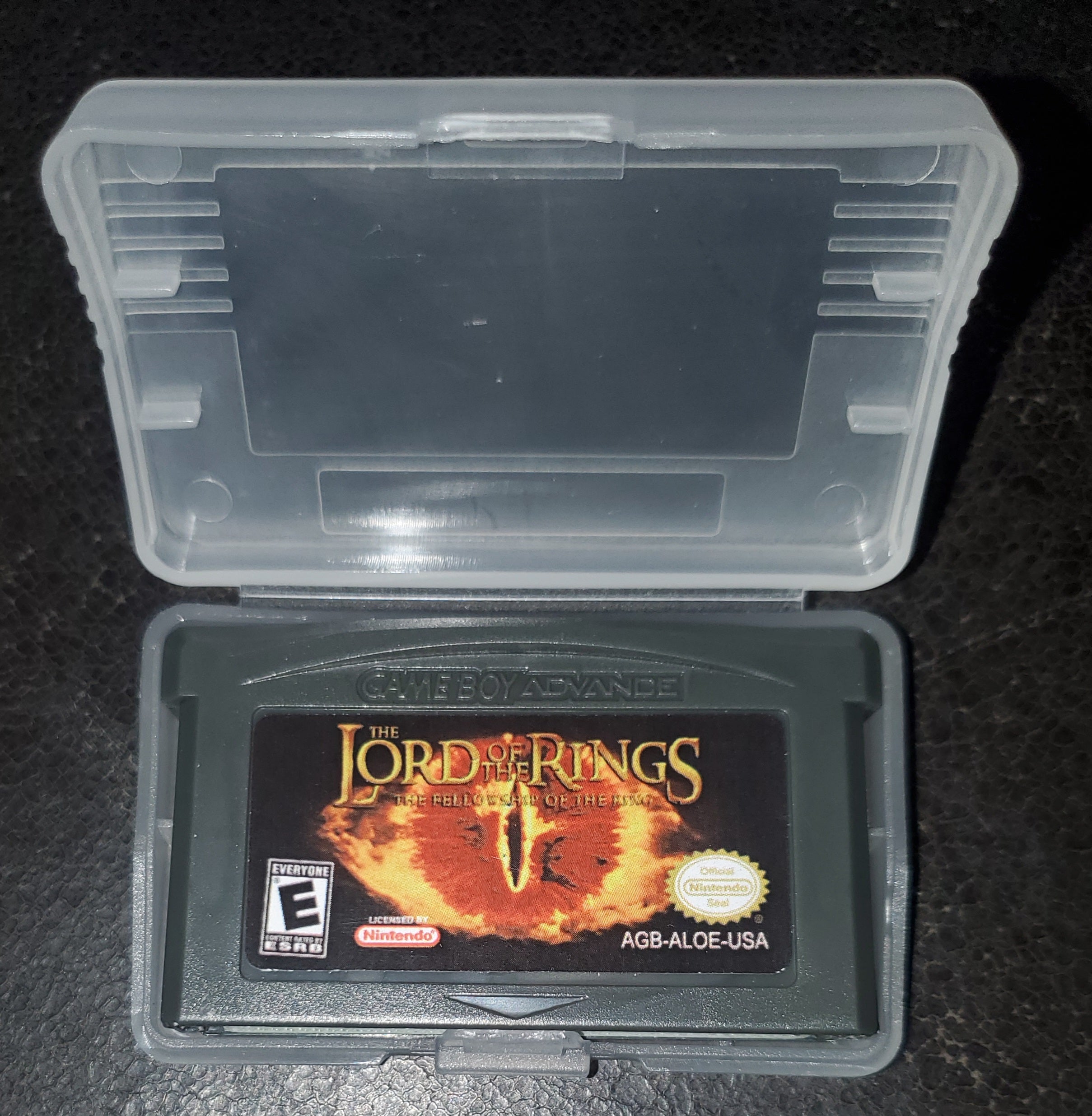 Lord of the Rings Fellowship of the Ring GBA Game Boy Advance Nintendo