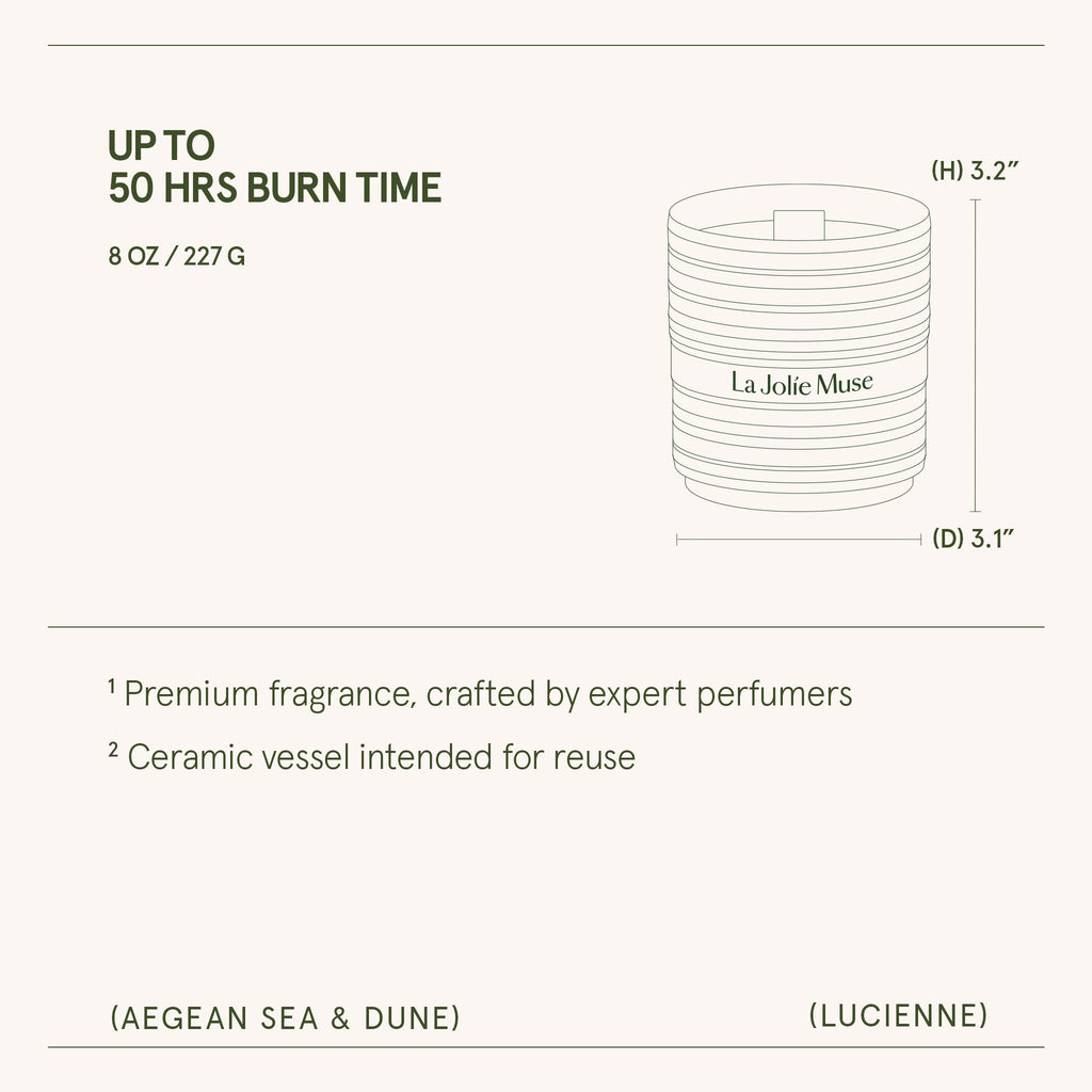 Lucienne - Aegean Sea & Dune Candle