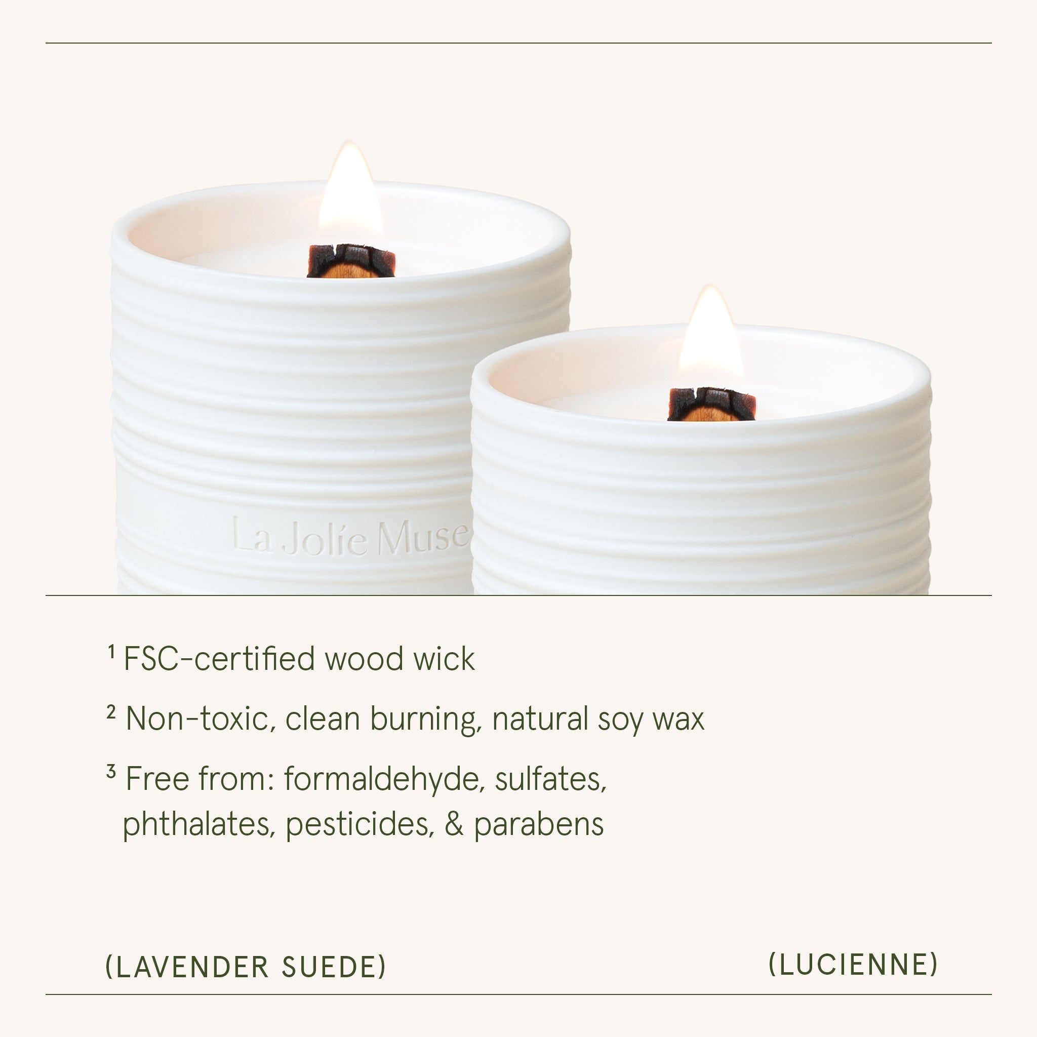 Lucienne - Lavender Suede Candle