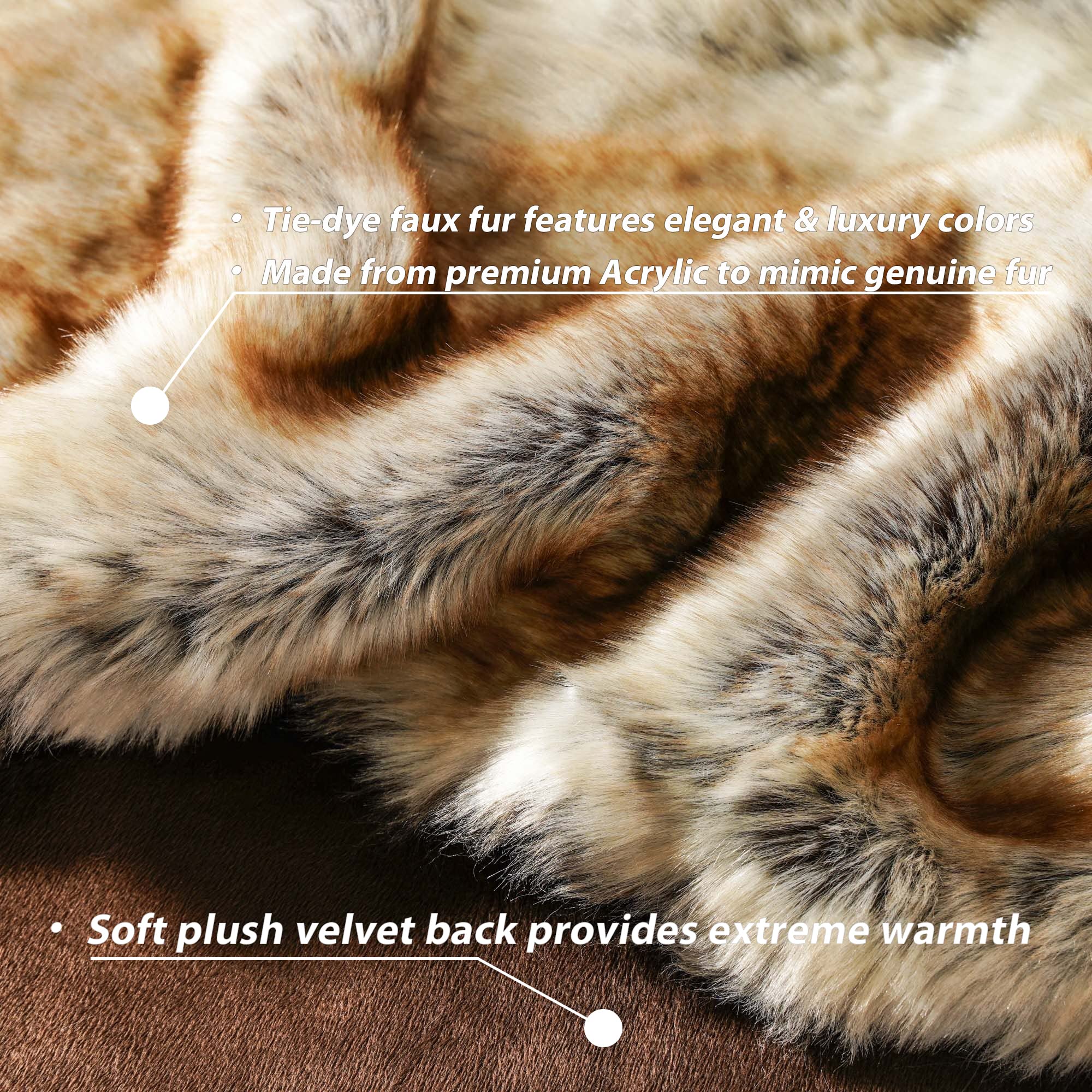 Lutetia Super Soft Fuzzy Thick Throw Blanket | 3CARATS