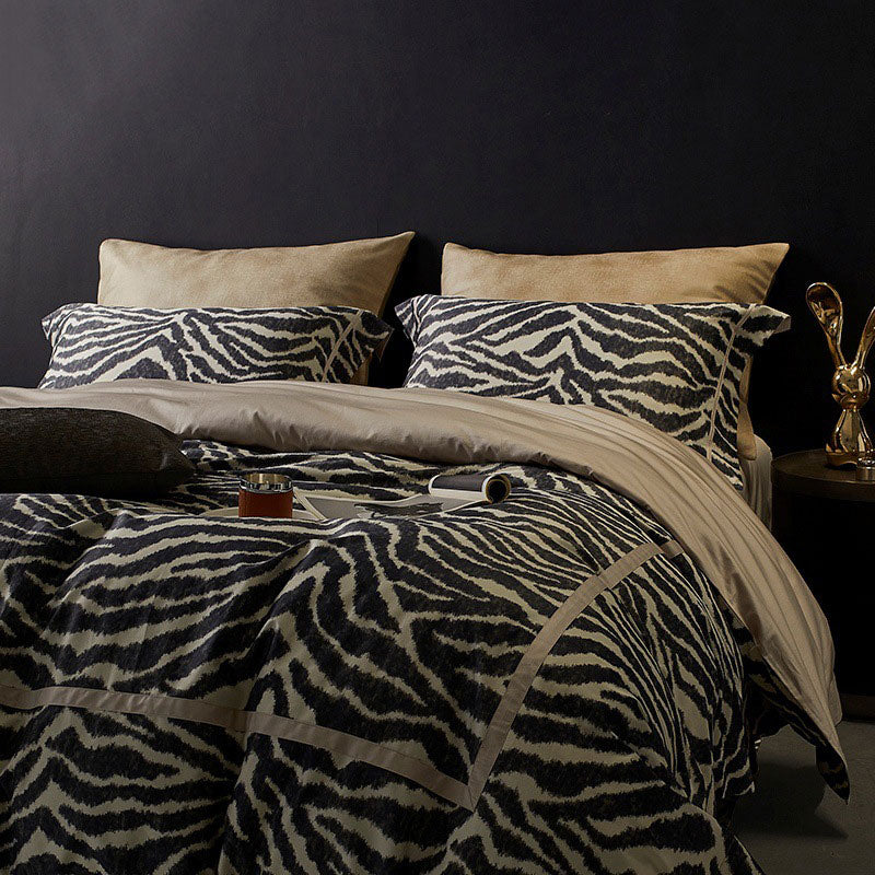 Luxury Vintage Style 160TC Long-Staple Cotton Bedding Set | 3CARATS
