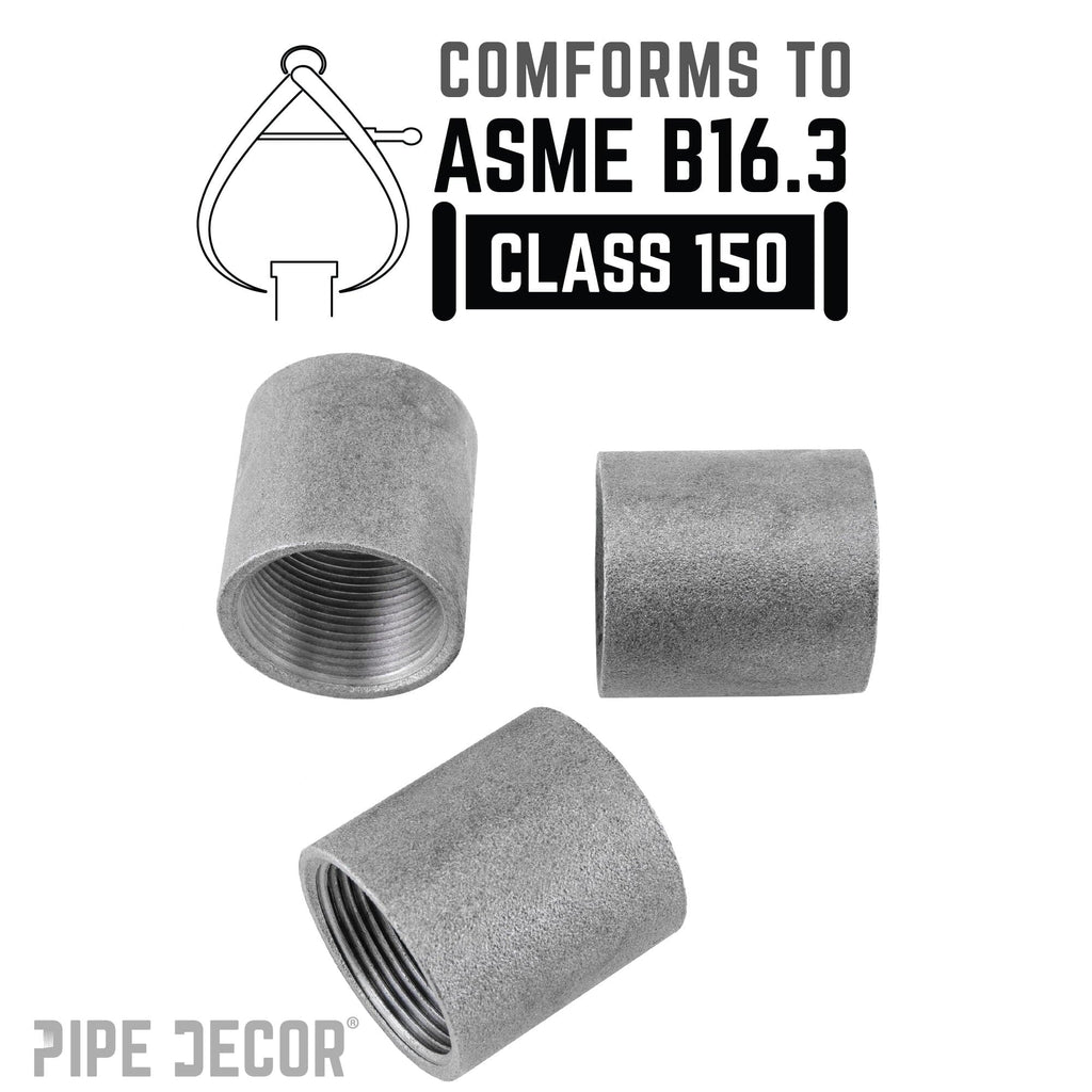 2 in. Black Merchant Coupling