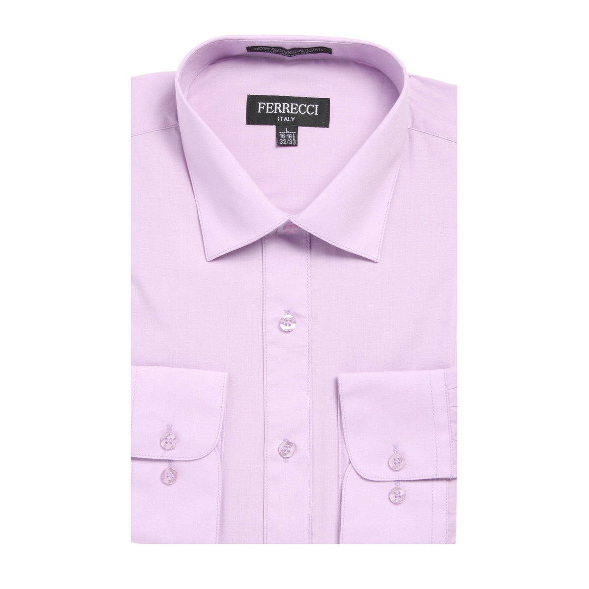 Mens Solid Light Colored Dress Shirt - Many Colors