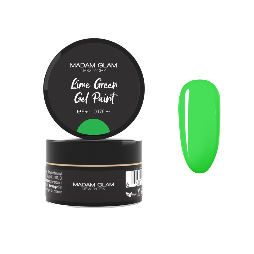 Lime Green Gel Paint