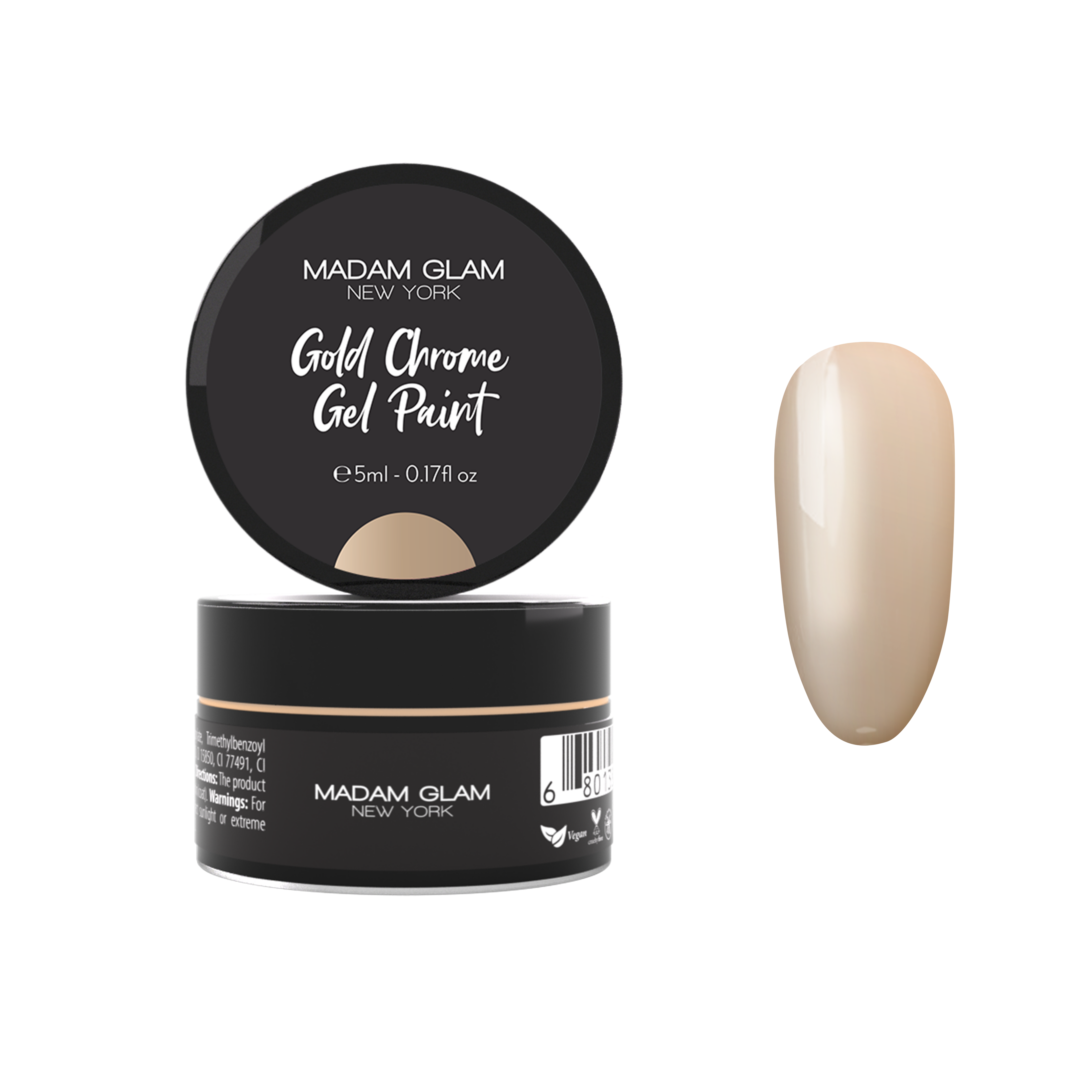 Gold Chrome Gel Paint