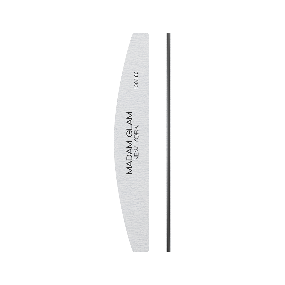 Half Moon Shape 150/180 Grit Nail File