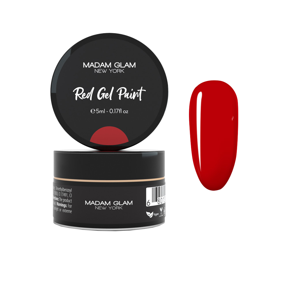 Red Gel Paint