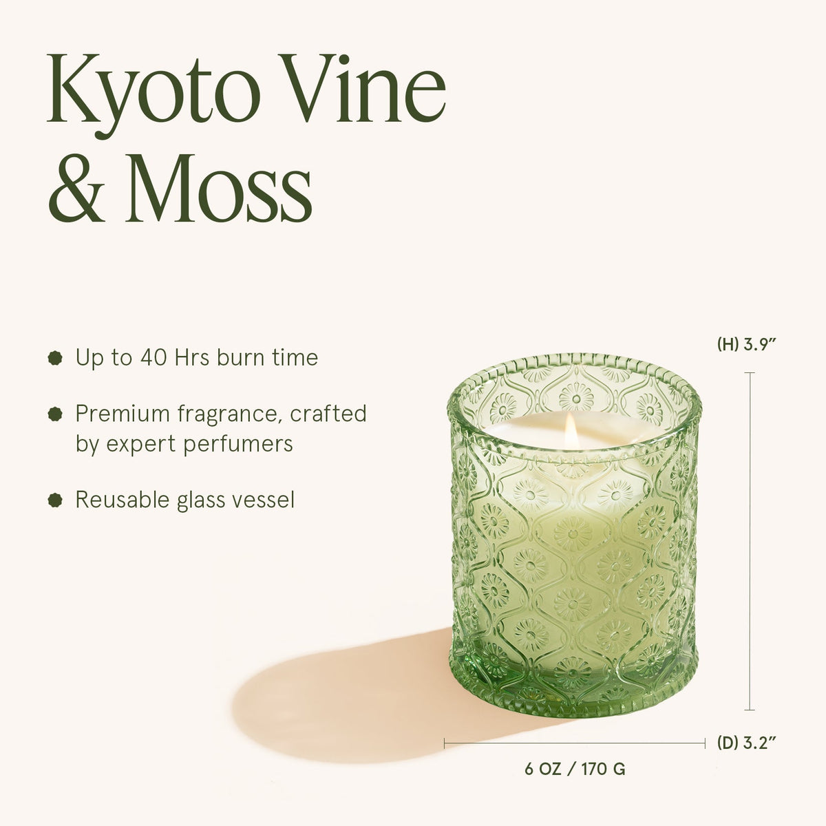 Maelyn - Kyoto Vine & Moss 6oz Candle