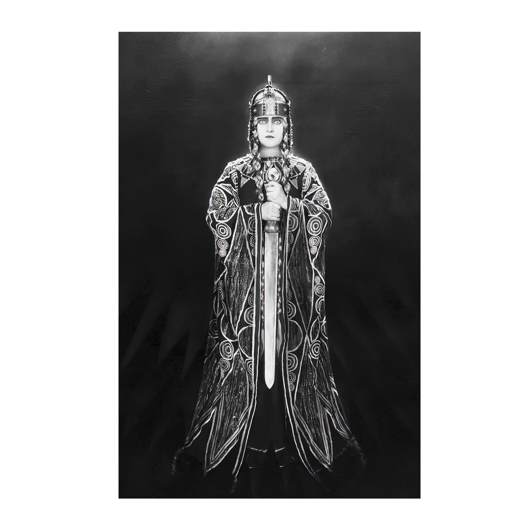"Kriemhild" from Fritz Lang's "Die Nibelungen: Kriemhild’s Revenge" Matte Poster