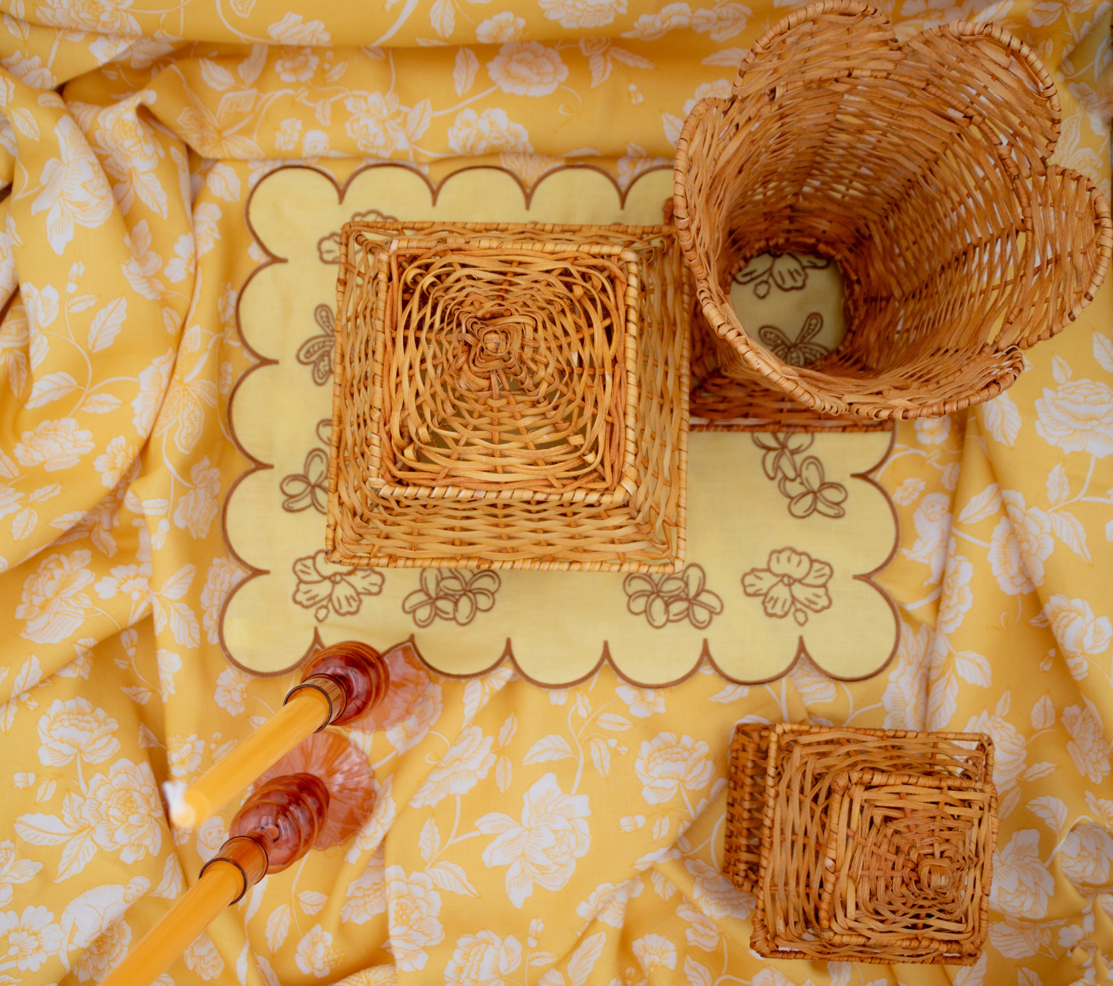 Marigold Flora Parlour Tablecloth