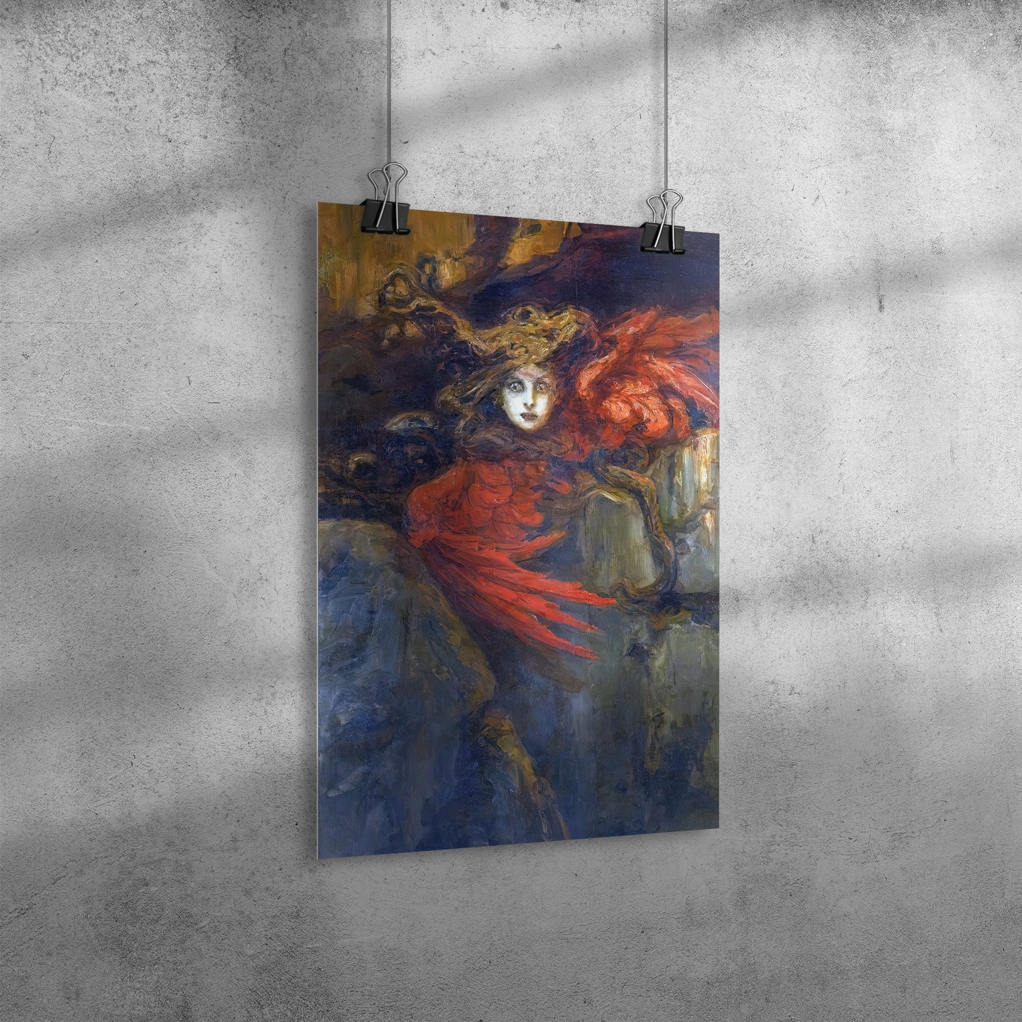 "Medusa" by Wilhelm Kotarbiński Matte Poster