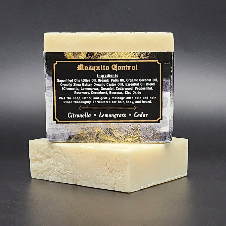 "Mosquito Control" Handmade Bar Soap for Hair, Body and Beard