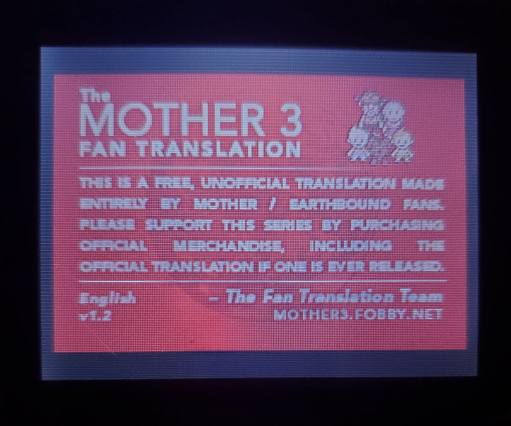 Mother 3 GBA Video Game Cartidge Game Boy Advance