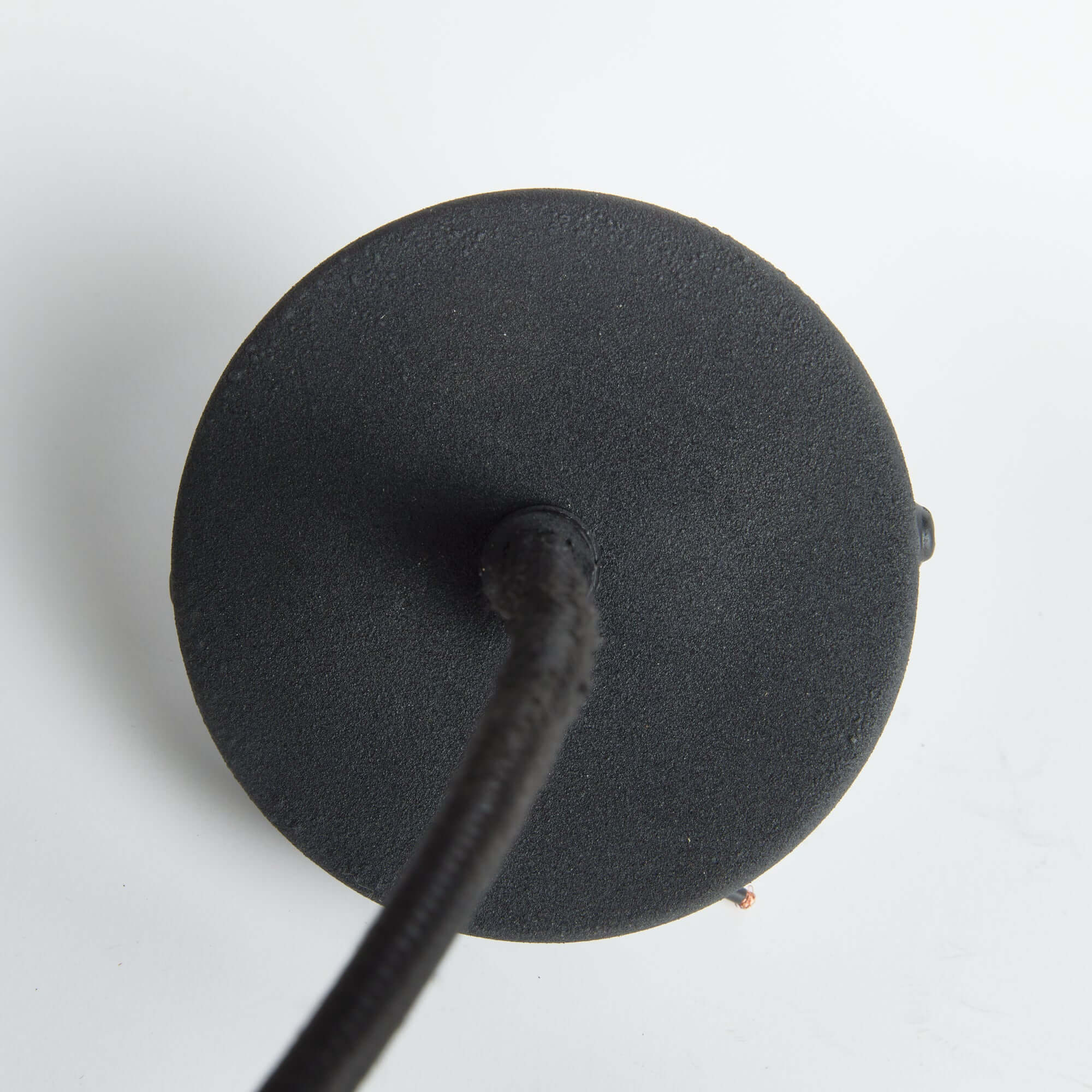 Industrial Wood and Metal Pendant Light in Matte Charcoal