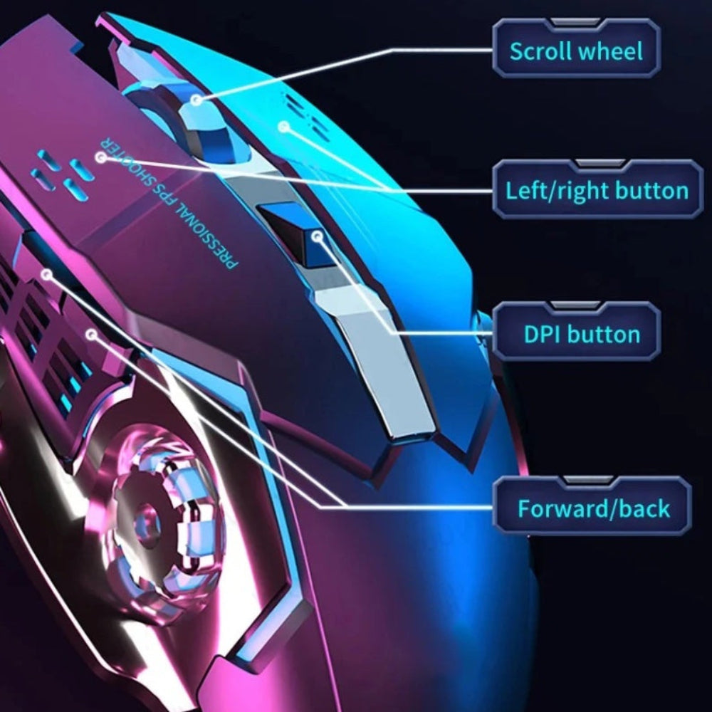 Dragon Z9 Alpha Bluetooth and 2.4Ghz Wireless Gaming Mouse | Buy 1 Get 2 Free