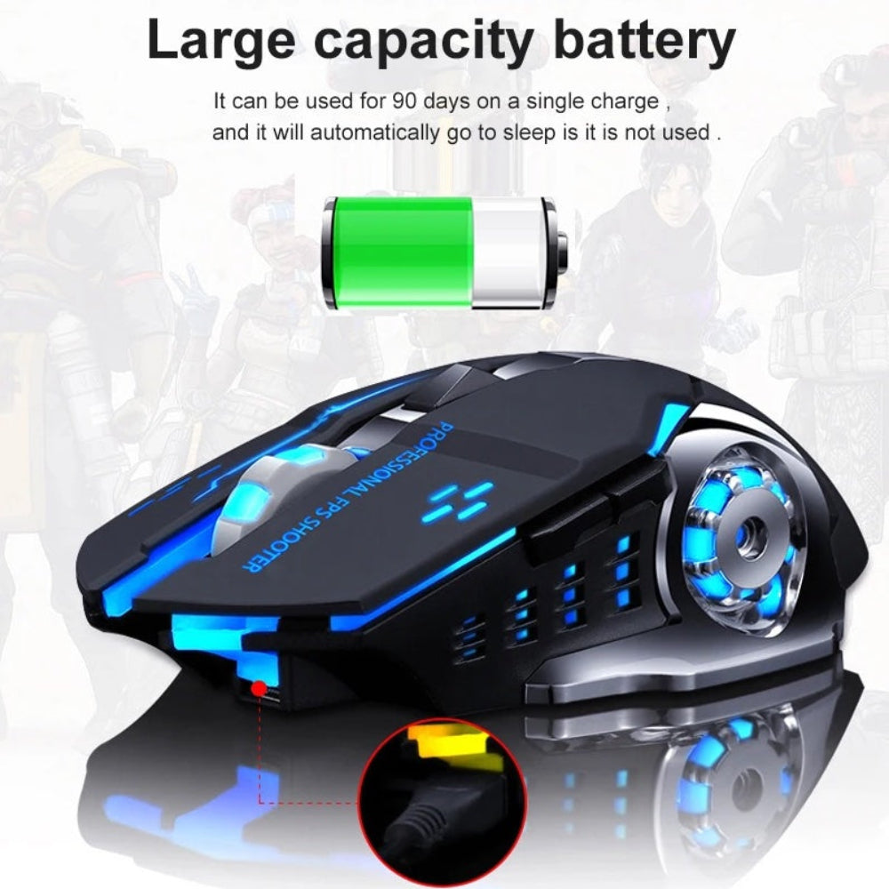 Dragon Z9 Alpha Bluetooth and 2.4Ghz Wireless Gaming Mouse | Buy 1 Get 2 Free
