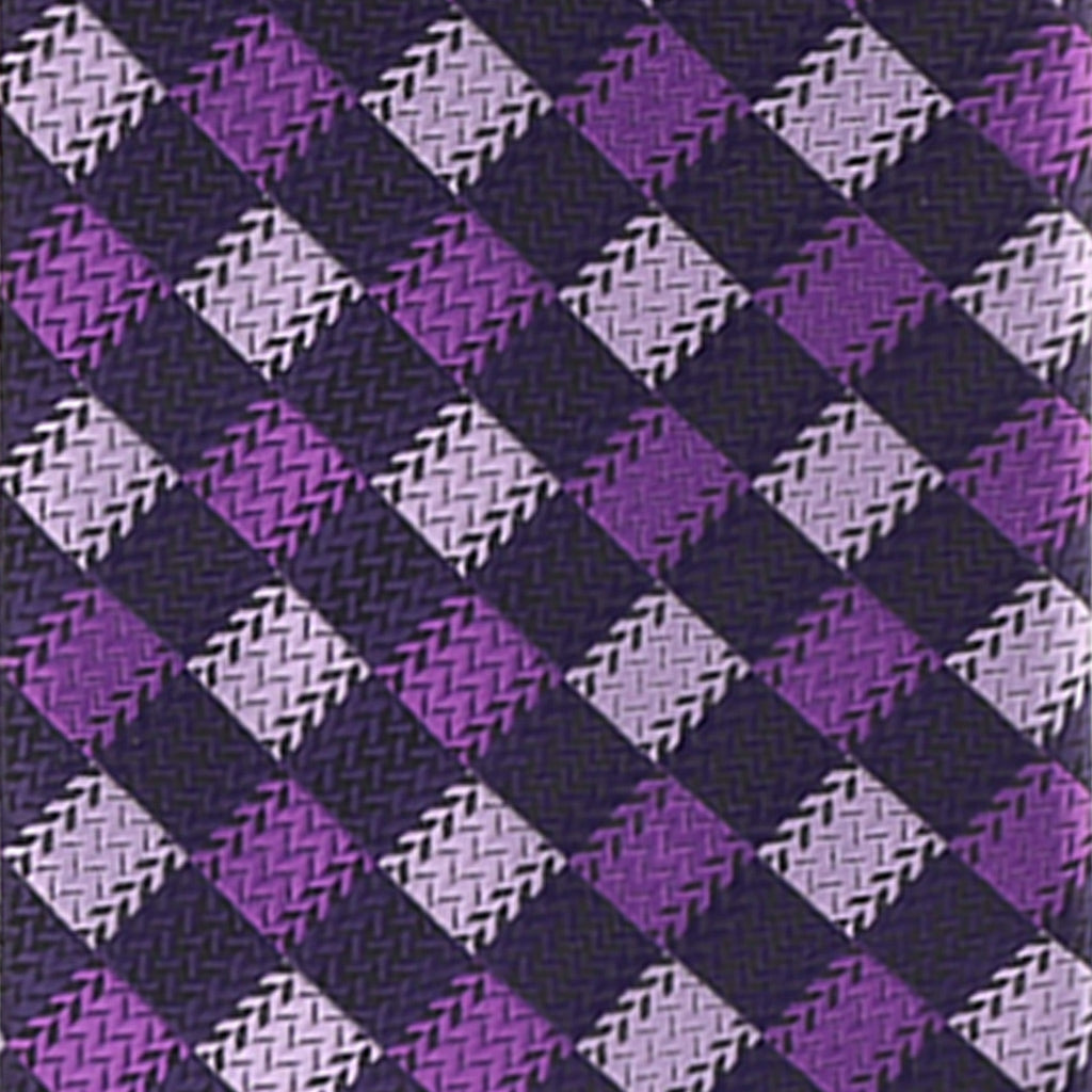 Vittorio Farina Men's Geometric Design Necktie & Pocket Square