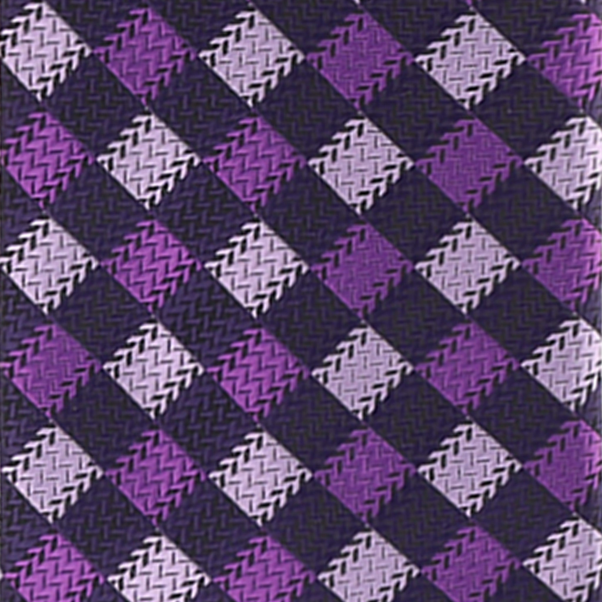 Vittorio Farina Men's Geometric Design Necktie & Pocket Square