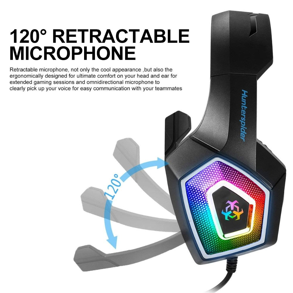 Dragon G3X Stereo RGB Gaming Headset with Microphone