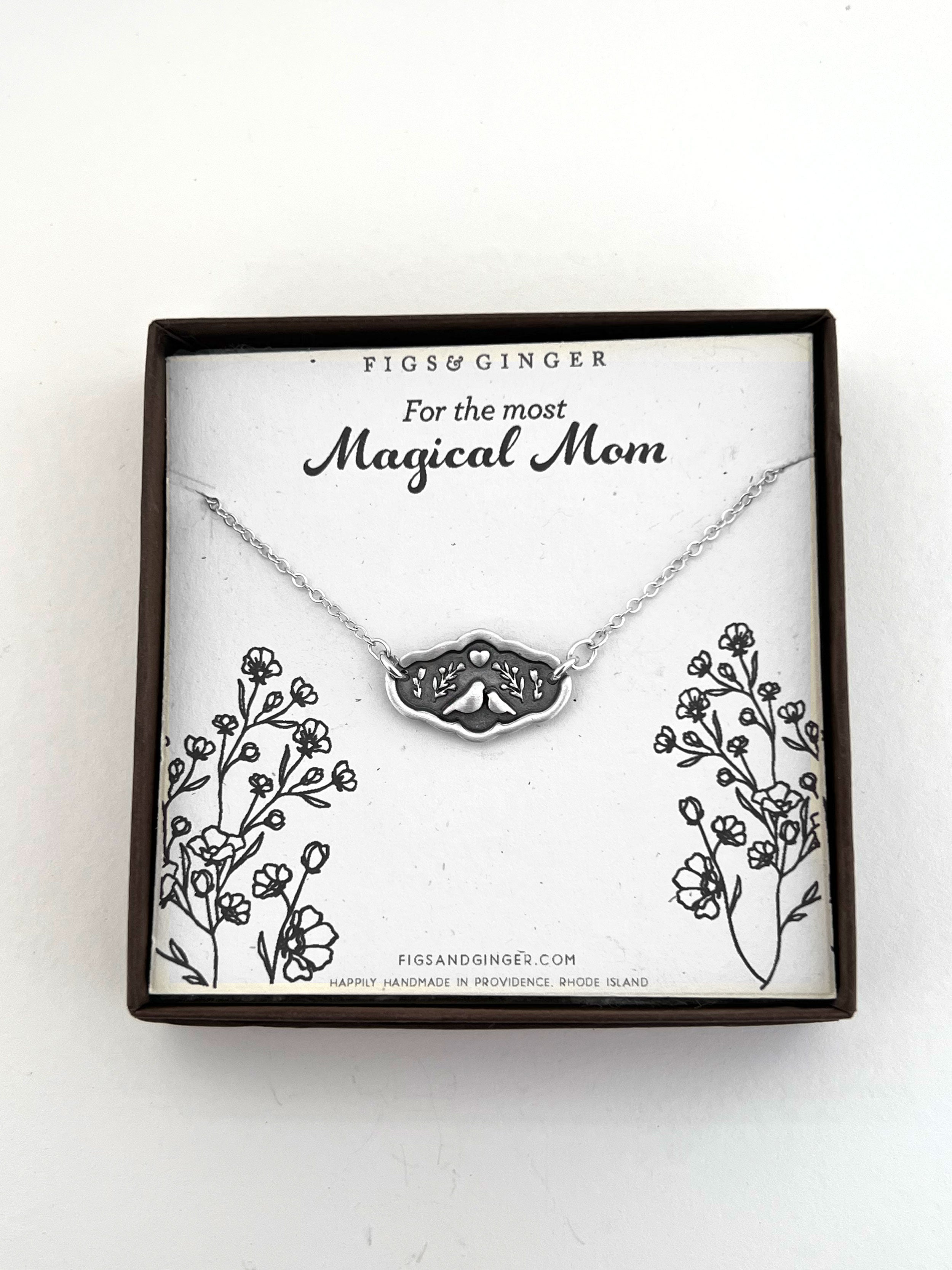 Mother Bird Pendant Necklace