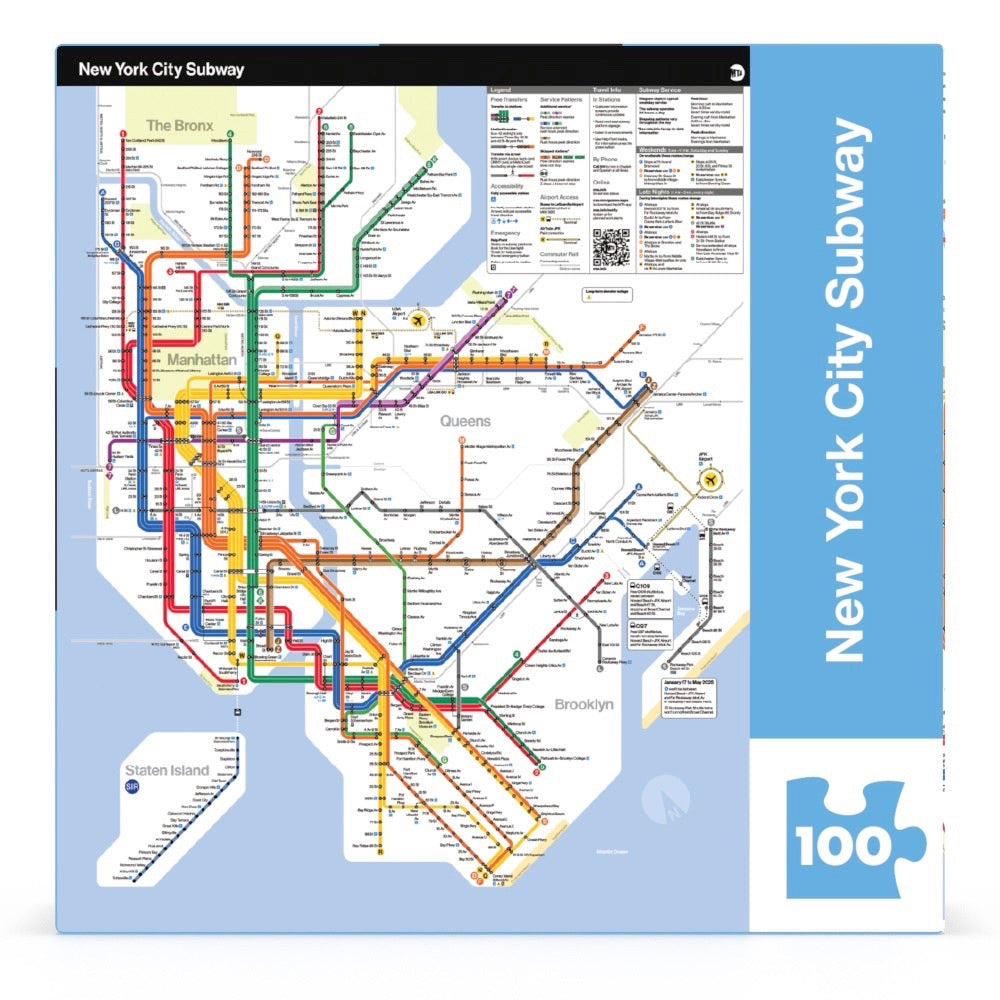 MTA Subway Map Mini