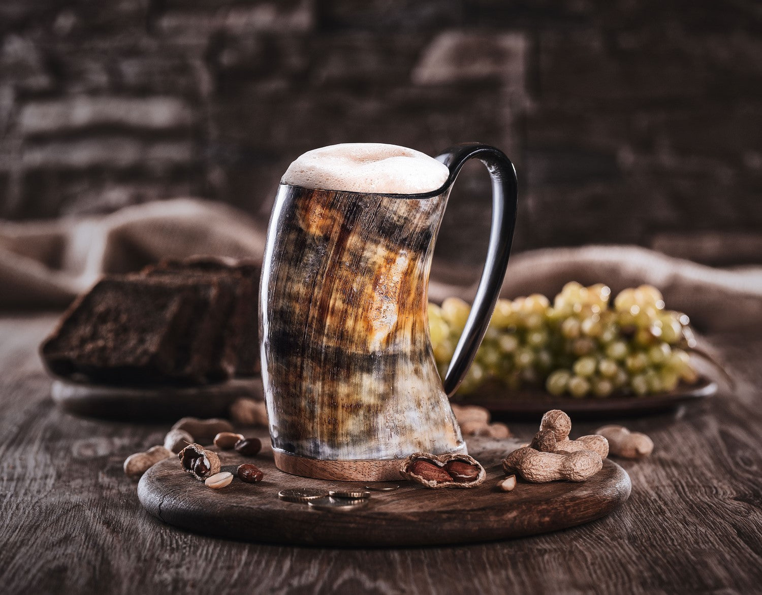 Horn Tankard Mug ( Pick your Polish )