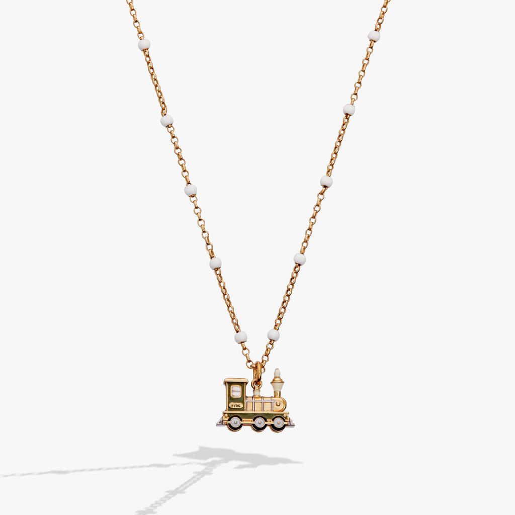 New York Botanical Garden® Holiday Train Pearl Chain Necklace