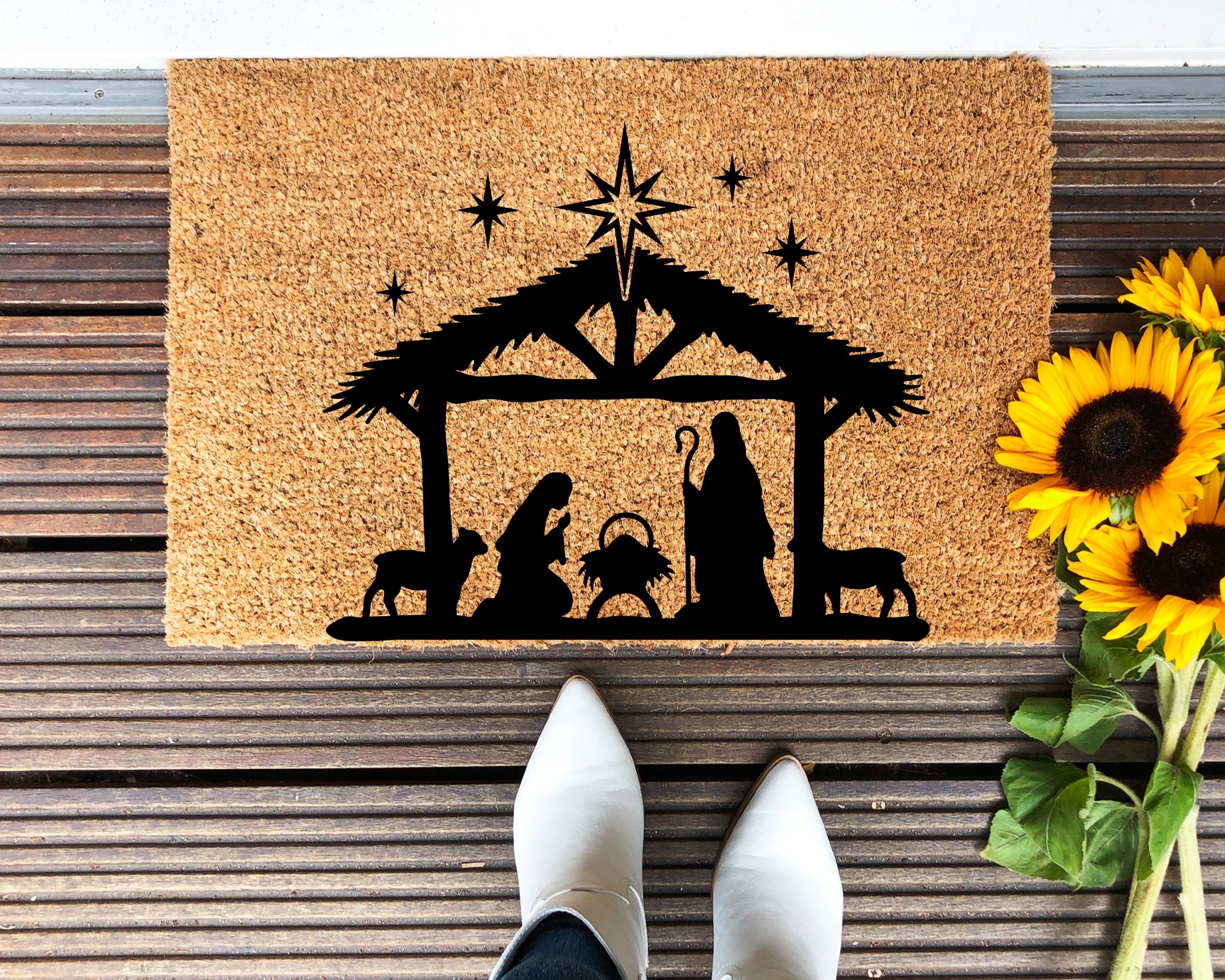 Nativity Doormat