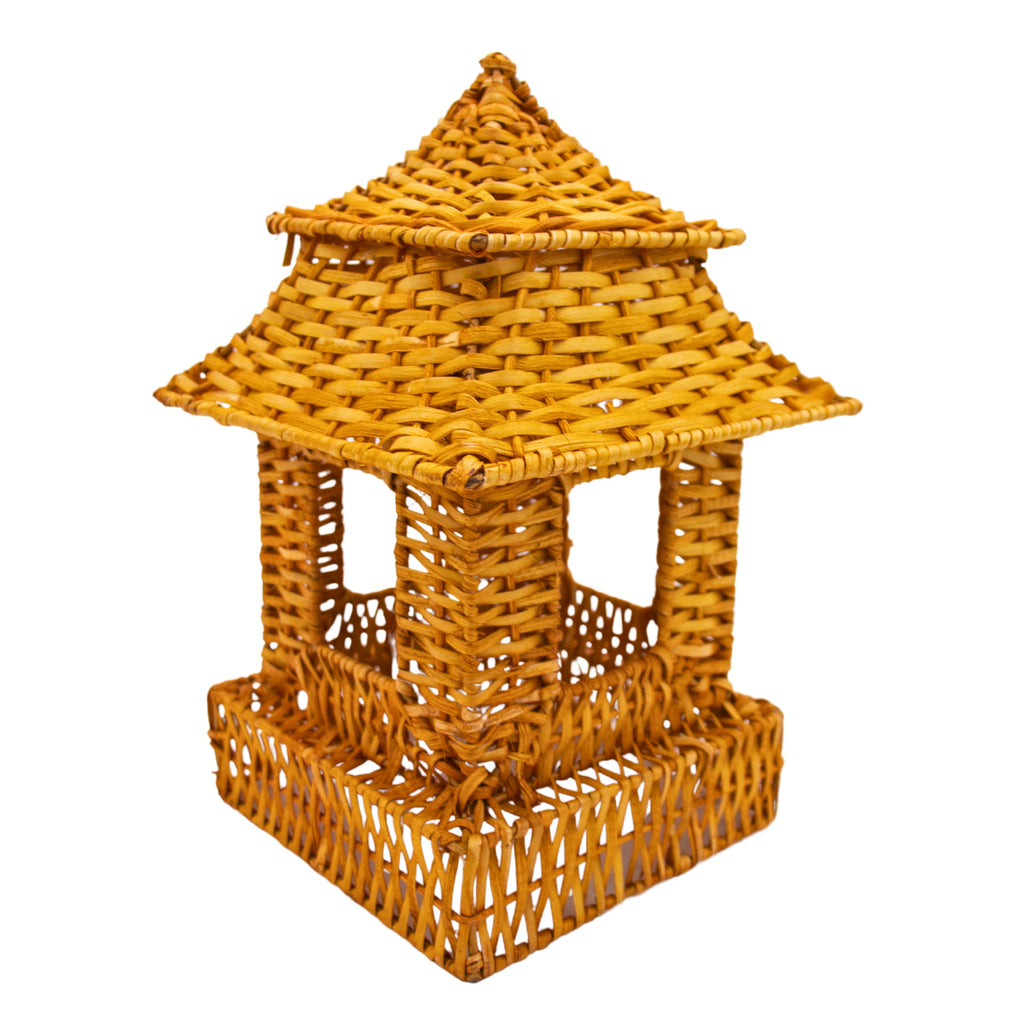 Natural Rattan Pagoda Set - 1 Large & 1 Small