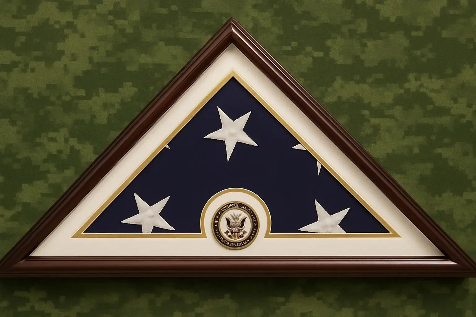 Navy Flag Display Small Case Box, 5x9 Burial