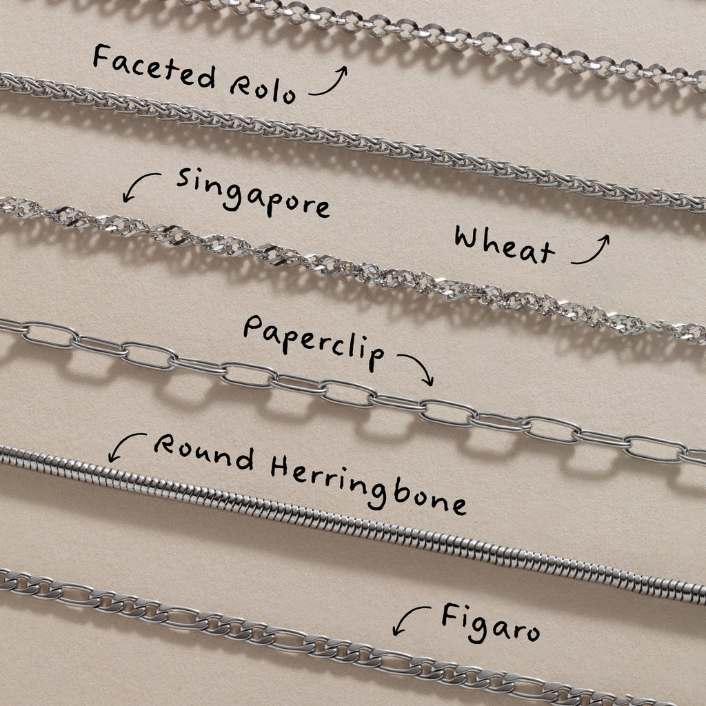 Singapore Chain Charm & Layering Necklace