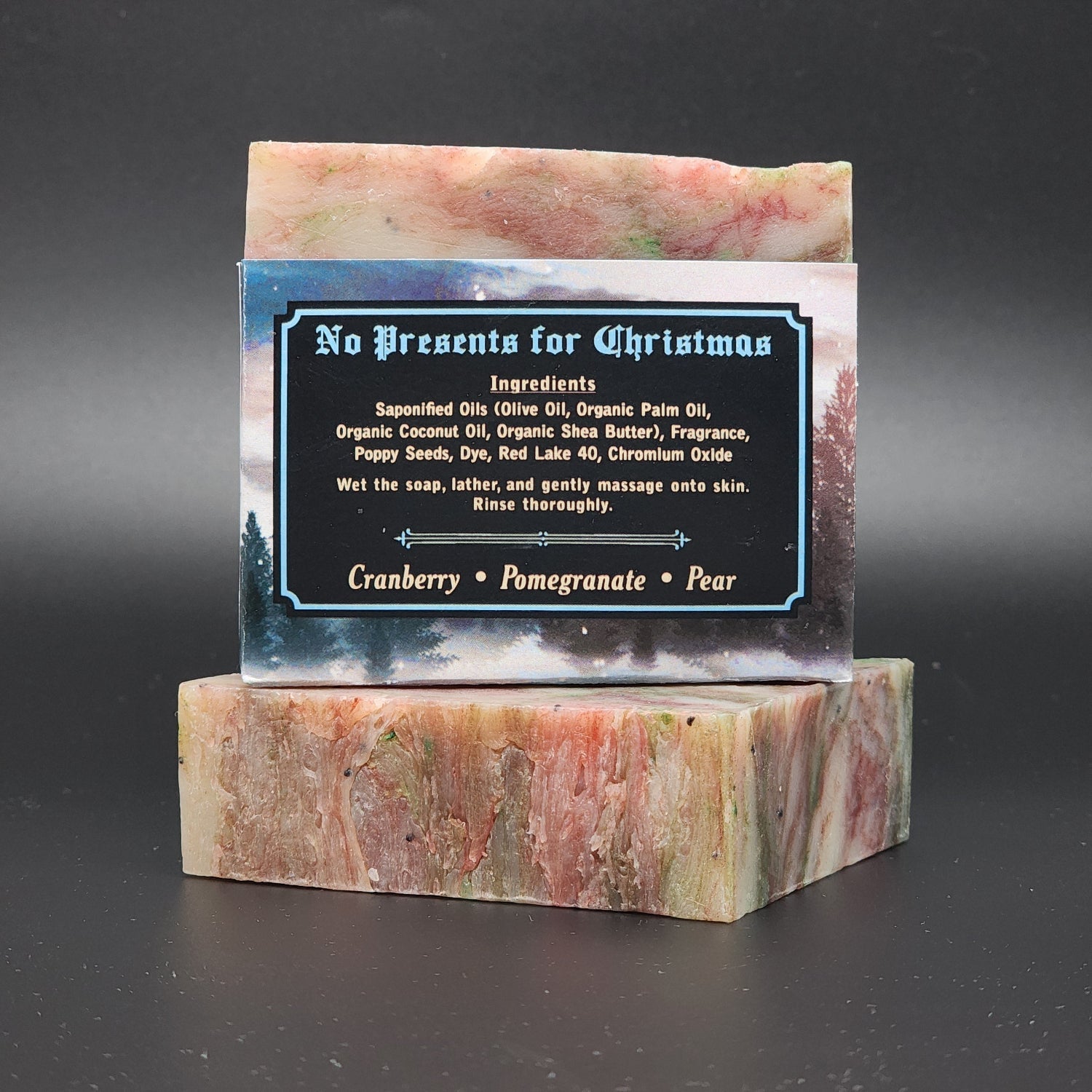 "No Presents for Christmas" Handmade Vegan Bar Soap (SEASONAL)