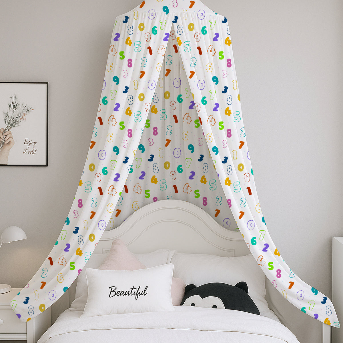Numbers Printed Printed Canopy